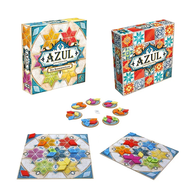 Plan B Games Azul Board Game Board Games Tile Drafting for 2-4 Player Stained Glass Of Sintra 2 Family Fun Joy Summer Pavilion
Plan B Games Azul Board Game Board Games Tile Drafting for 2-4 Player Stained Glass Of Sintra 2 Family Fun Joy Summer Pavilion