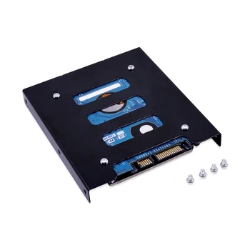 CHIPAL 2.5" skids For SSD to 3.5" Bay caddy tray Hard Drive HDD Metal Mounting Dock Tray Bracket Adapter converter Enclosure
CHIPAL 2.5" skids For SSD to 3.5" Bay caddy tray Hard Drive HDD Metal Mounting Dock Tray Bracket Adapter converter Enclosure