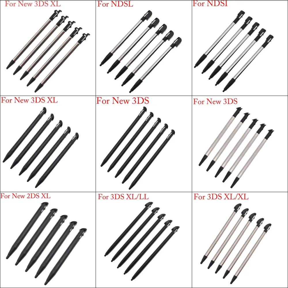 5PCS Metal Telescopic Stylus Plastic Stylus Touch Screen Pen for Nintendo 2DS 3DS New 2DS LL XL New 3DS XL LL For NDSL NDSi
5PCS Metal Telescopic Stylus Plastic Stylus Touch Screen Pen for Nintendo 2DS 3DS New 2DS LL XL New 3DS XL LL For NDSL NDSi