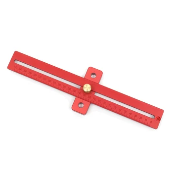Woodworking Scribe 270mm T-type Ruler Hole Scribing ruler Drawing Marking Gauge crossed-out Measuring Tools woodworking tools
Woodworking Scribe 270mm T-type Ruler Hole Scribing ruler Drawing Marking Gauge crossed-out Measuring Tools woodworking tools
