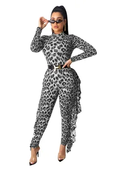 2019 New Women Ladies Sexy Fashion Jumpsuit Leopard Long Sleeve Ruffles Turtleneck Romper Jumpsuit Outfit
2019 New Women Ladies Sexy Fashion Jumpsuit Leopard Long Sleeve Ruffles Turtleneck Romper Jumpsuit Outfit