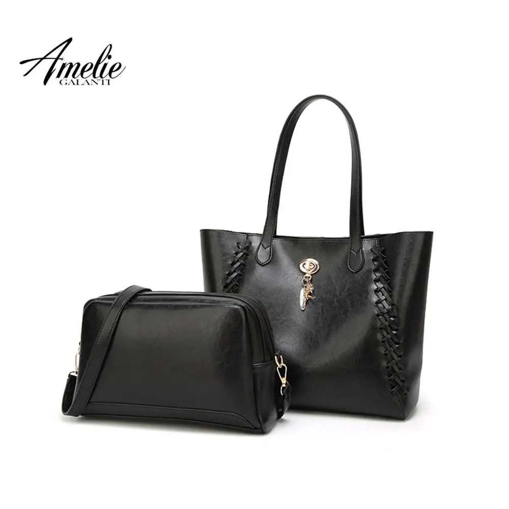 

AMELIE GALANTI crossbody bags for women 2019 New Fashion European and American Women's Bag Shoulder Bag Oil Wax Leather Handbag