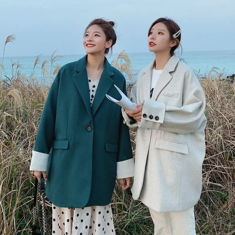 2019 New Style Korean-style Spring CHIC Loose Casual Slimming Versatile Solid Color Small Suit Coat Women's Autumn Students Tide
2019 New Style Korean-style Spring CHIC Loose Casual Slimming Versatile Solid Color Small Suit Coat Women's Autumn Students Tide