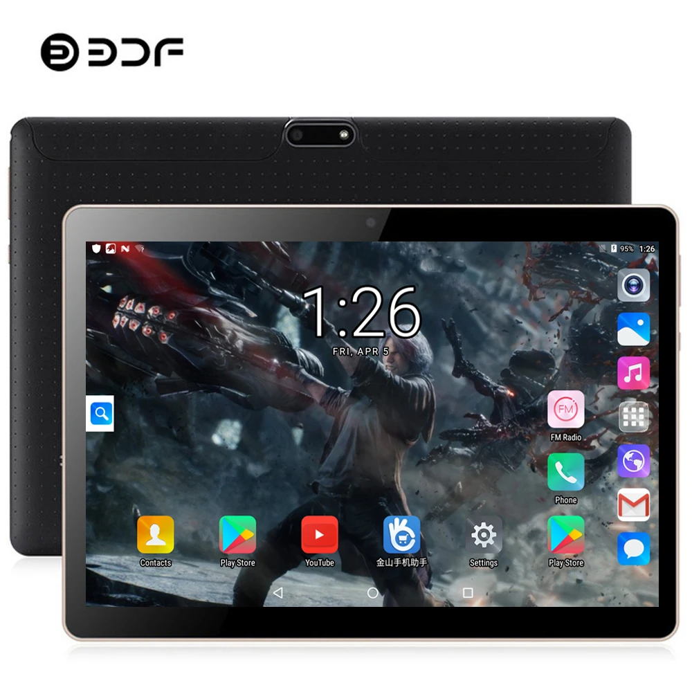 BDF New Original 10 Inch Tablet Pc Android 6.0 Google Market 3G Phone Call Dual SIM Cards 2GB/32GB WiFi Bluetooth 10.1 Tablets
BDF New Original 10 Inch Tablet Pc Android 6.0 Google Market 3G Phone Call Dual SIM Cards 2GB/32GB WiFi Bluetooth 10.1 Tablets
