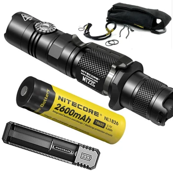 NITECORE MT22C +18650 rechargeable battery Rotary Switch 1000 LMs Flashlight Search Rescue Portable Diecast Torch Free Shipping
NITECORE MT22C +18650 rechargeable battery Rotary Switch 1000 LMs Flashlight Search Rescue Portable Diecast Torch Free Shipping