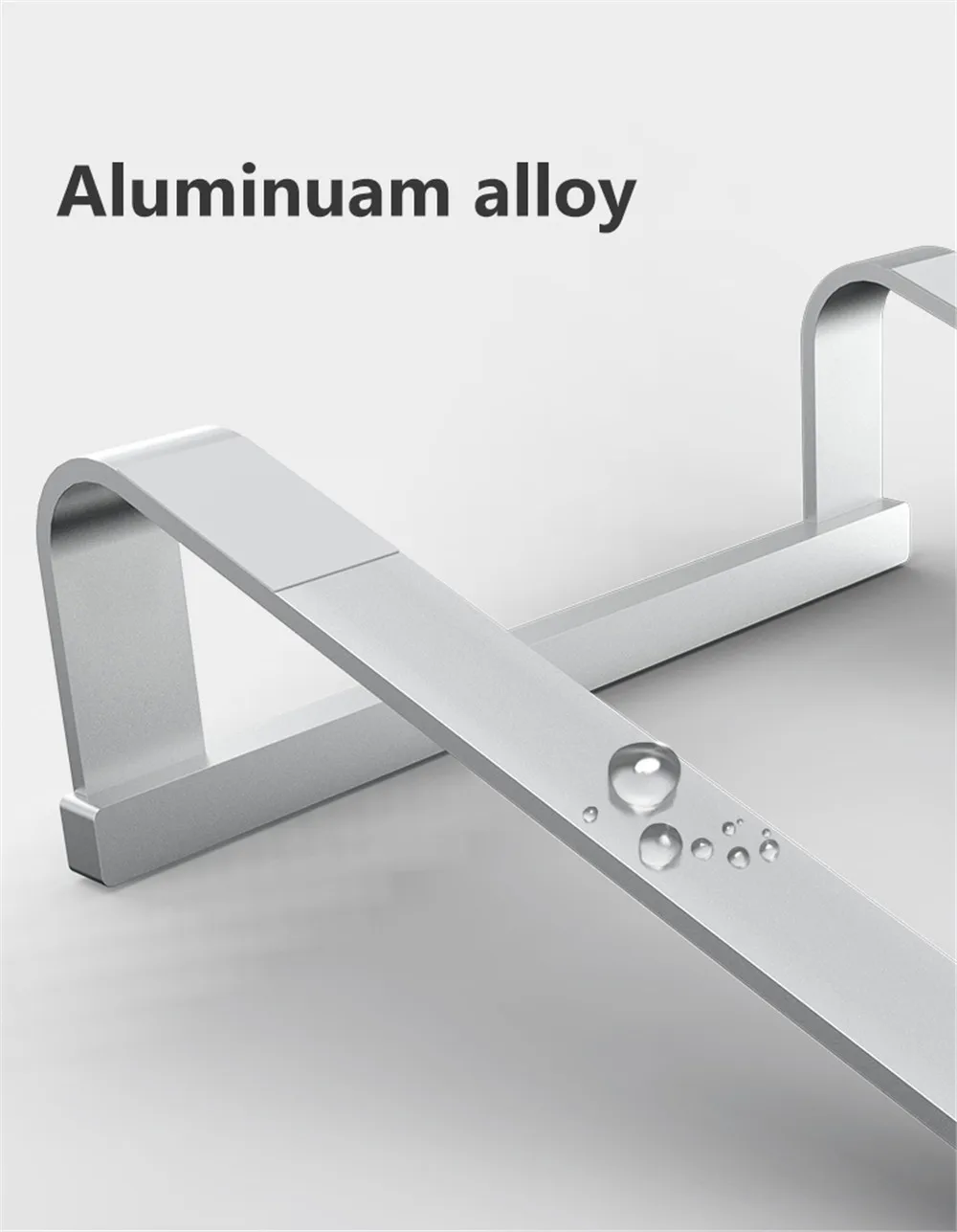 Aluminum Alloy Laptop Stand Portable Base Notebook Stand Holder For Macbook Air Pro Computer Support Cooling Bracket Accessories Aluminum Alloy Laptop Stand Portable Base Notebook Stand Holder For Macbook Air Pro Computer Support Cooling Bracket Accessories