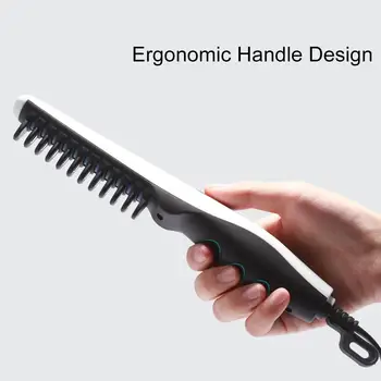 Electric Beard Straightener Comb Multifunctional Hair Styling Comb Anti-Scald Brush Fast Heating For Men Women
Electric Beard Straightener Comb Multifunctional Hair Styling Comb Anti-Scald Brush Fast Heating For Men Women