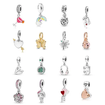 100% S925 Sterling Silver Original Love Heart Crystal Dangle Pendant Charm beads For Women DIY Bracelet Bangles Jewelry Gift
100% S925 Sterling Silver Original Love Heart Crystal Dangle Pendant Charm beads For Women DIY Bracelet Bangles Jewelry Gift