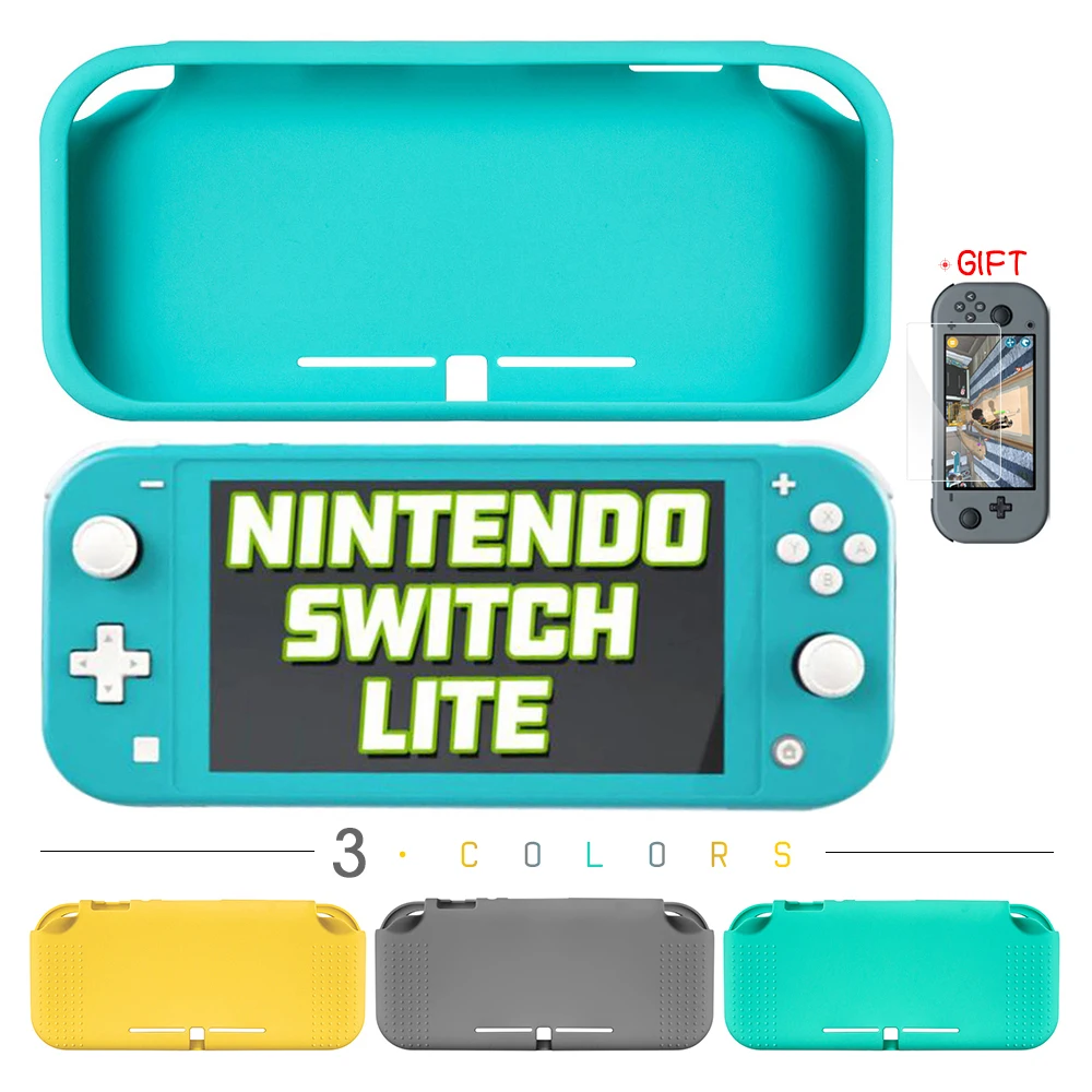 For Nintend Switch Lite Silicone Protection case For nintend switch mini shell Cover with screen protector film
For Nintend Switch Lite Silicone Protection case For nintend switch mini shell Cover with screen protector film