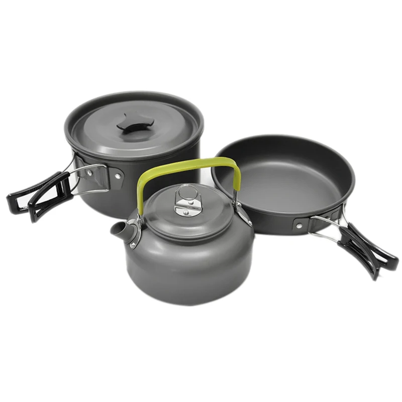 3Pcs/Set Outdoor Set Pot Camping Teapot Set Pot Combination Ultra Light Hard Alumina Camping Cookware Tableware Outdoor Camping
3Pcs/Set Outdoor Set Pot Camping Teapot Set Pot Combination Ultra Light Hard Alumina Camping Cookware Tableware Outdoor Camping