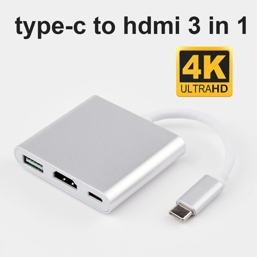 c hub Adapter cable type c hdmi converter Type-C to hdmi adapter 3 in 1 C HUB expander adaptador usb for laptop phone tablet
c hub Adapter cable type c hdmi converter Type-C to hdmi adapter 3 in 1 C HUB expander adaptador usb for laptop phone tablet