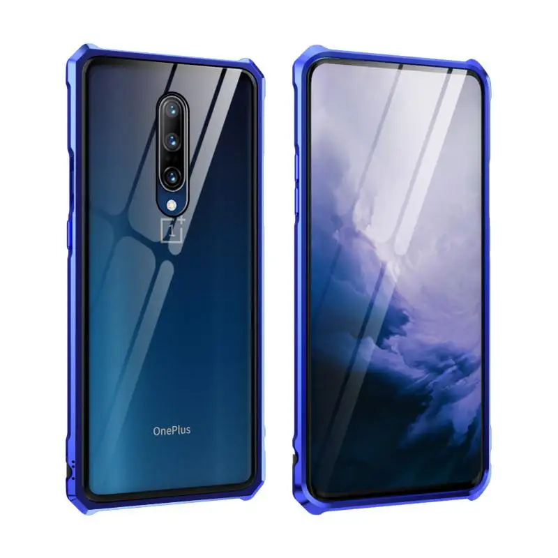 For OnePlus 7 Pro Case Alloy Metal Frame Bumper Clear Tempered Glass Back Cover for OnePlus 7 Phone Case OnePlus7 Pro OP7
For OnePlus 7 Pro Case Alloy Metal Frame Bumper Clear Tempered Glass Back Cover for OnePlus 7 Phone Case OnePlus7 Pro OP7