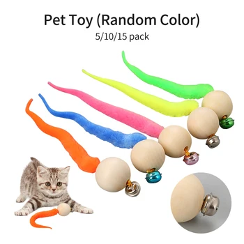 PAPASGIX NEW Cat Interactive Toy Wood Ball With Bell Kitten Chewing Bite Playing Toys Pet Funny Toy 5/10/15PCS
PAPASGIX NEW Cat Interactive Toy Wood Ball With Bell Kitten Chewing Bite Playing Toys Pet Funny Toy 5/10/15PCS