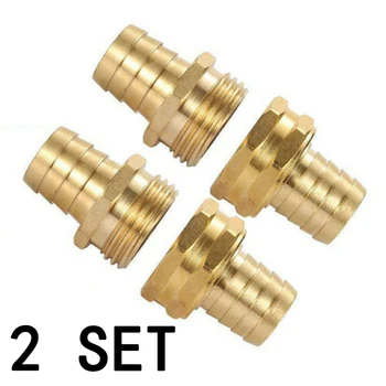 2 Sets 3/4 Inches Brass Garden Hose Mender End Repair Male Female Connector Kit garden water hose connector
2 Sets 3/4 Inches Brass Garden Hose Mender End Repair Male Female Connector Kit garden water hose connector
