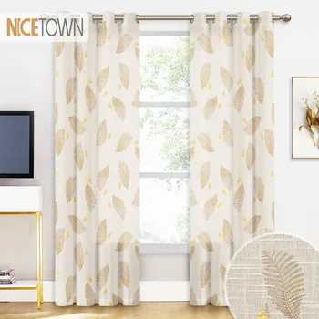 NICETOWN Leaves Curtains Printed Linen Sheer Curtain Panels for Living Room Farmhouse Cottage Ferns Flowers Pattern Voile Drapes
NICETOWN Leaves Curtains Printed Linen Sheer Curtain Panels for Living Room Farmhouse Cottage Ferns Flowers Pattern Voile Drapes