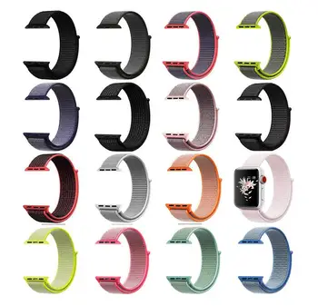 20pcs Sport loop For Apple Watch band 42mm 38mm iWatch 3/2/1 nylon watch strap bracelet watchband hook-and-loop closure clasp
20pcs Sport loop For Apple Watch band 42mm 38mm iWatch 3/2/1 nylon watch strap bracelet watchband hook-and-loop closure clasp