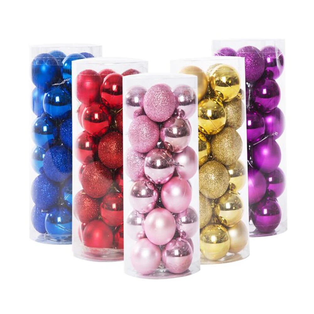 24pcs/lot Christmas Tree Decor Ball Bauble Xmas Party Hanging Ball Ornament decorations for Home Christmas Decorations Gift 4CM/
24pcs/lot Christmas Tree Decor Ball Bauble Xmas Party Hanging Ball Ornament decorations for Home Christmas Decorations Gift 4CM/