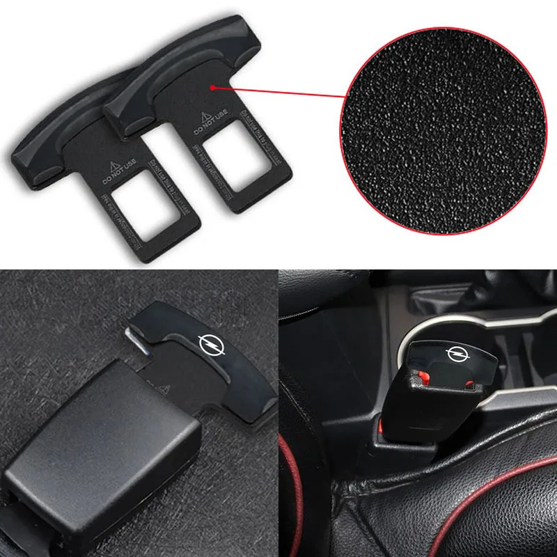 Metal Car Safety Belt Clip Buckle Emblem Interior Accessories For Mazda 3 Bk 6 Gh CX5 CX3 CX-7 Skoda Rapid Octavia A5 Fabia 2021 |