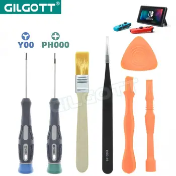 GILGOTT 1.5mm Phillips Cross PH000 Tri Wing Y00 Openning Hand Tools Kit Dissemble Screwdrivers for Nintendo Switch NS Joycon
GILGOTT 1.5mm Phillips Cross PH000 Tri Wing Y00 Openning Hand Tools Kit Dissemble Screwdrivers for Nintendo Switch NS Joycon