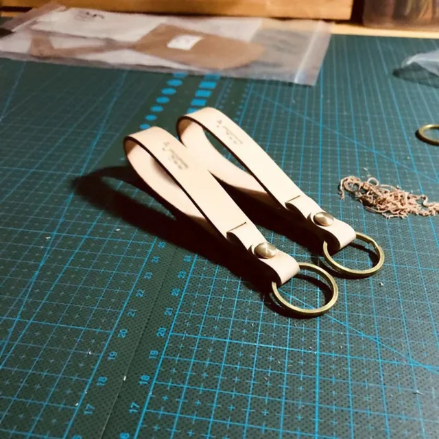 Japan steel blade DIY leathercraft car key ring hanging belt die cutting knife mould hand machine Leather cutter punch tool | Дом и сад