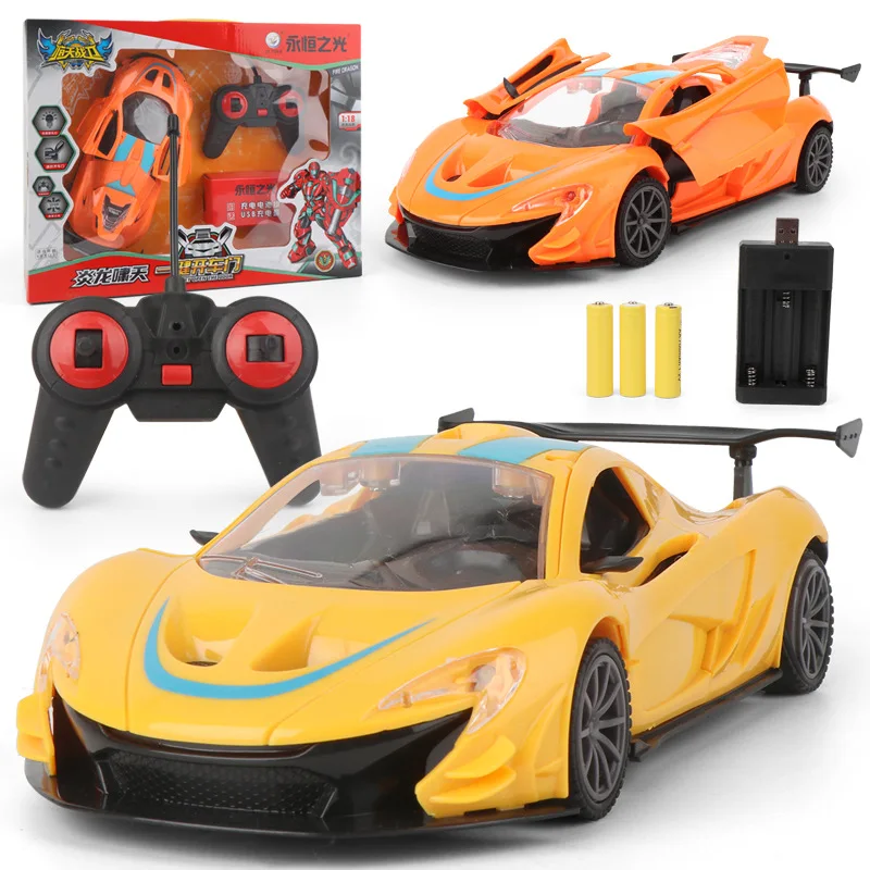 New Year Gift 1: 18 Automatic Driving Door Cool Remote Control Car Children Model Light USB Rechargeable Race Car Toy
New Year Gift 1: 18 Automatic Driving Door Cool Remote Control Car Children Model Light USB Rechargeable Race Car Toy