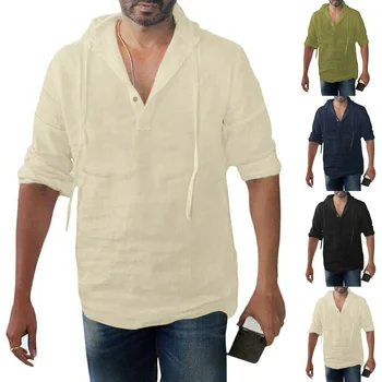 Summer Men's Baggy Cotton Linen Solid Multi-Pocket Short Sleeve Turn-down Collar Shirts comfortable soft shirt camisa masculina 
Summer Men's Baggy Cotton Linen Solid Multi-Pocket Short Sleeve Turn-down Collar Shirts comfortable soft shirt camisa masculina