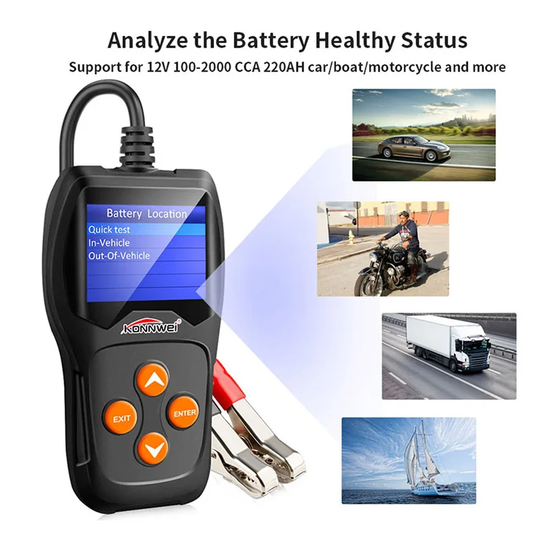 KW600 Car Code Detection Decoder Diagnostic Readers Scan Tools For 12V 100-2000 Car Boat Motorcycle Colored Screen 12 Languages
KW600 Car Code Detection Decoder Diagnostic Readers Scan Tools For 12V 100-2000 Car Boat Motorcycle Colored Screen 12 Languages