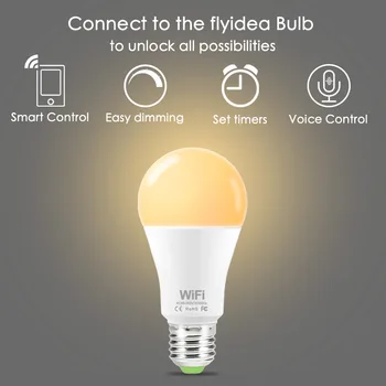 15W WiFi Smart Light Bulb B22 E27 LED RGB Lamp Work with Alexa/Google Home 85-265V RGB+White Dimmable Timer Function Magic Bulb
15W WiFi Smart Light Bulb B22 E27 LED RGB Lamp Work with Alexa/Google Home 85-265V RGB+White Dimmable Timer Function Magic Bulb