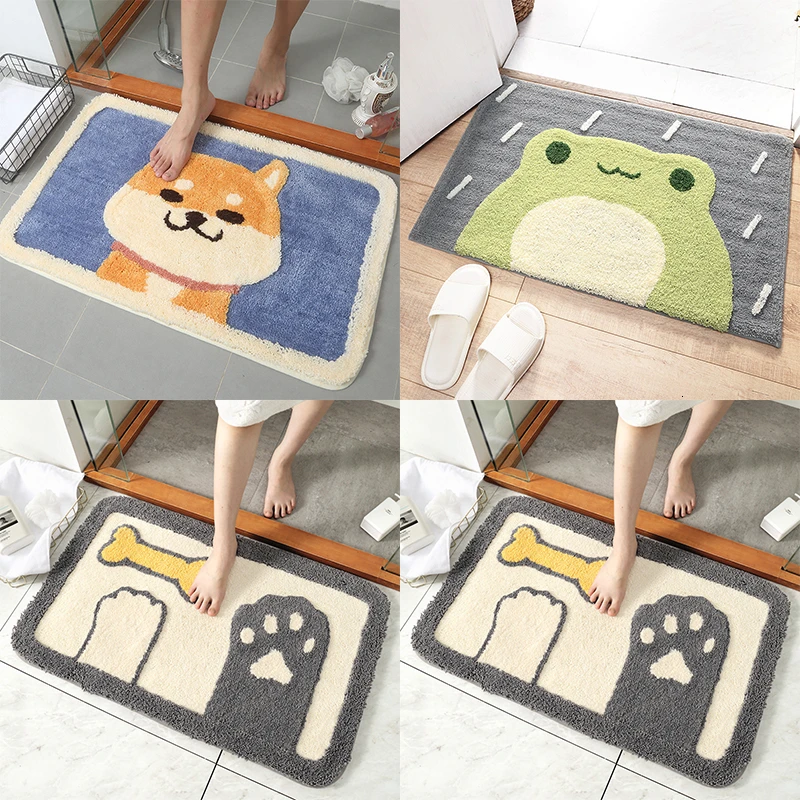 Cartoon Kitchen Mat Doormat Anti-Slip Flocking Animal Floor Mat Carpet Akita Shiba Inu Corgi Doormat Bedroom Rug Tatami Tapete
Cartoon Kitchen Mat Doormat Anti-Slip Flocking Animal Floor Mat Carpet Akita Shiba Inu Corgi Doormat Bedroom Rug Tatami Tapete