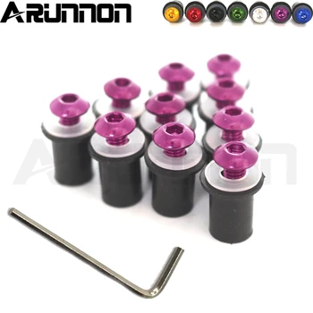 Universal 10PCS M5 5mm Windscreen Windshield Bolts Screw Kits For Honda CBR900RR CBR 900RR CBR929 CBR954 CBR1100XX CBR 1100XX