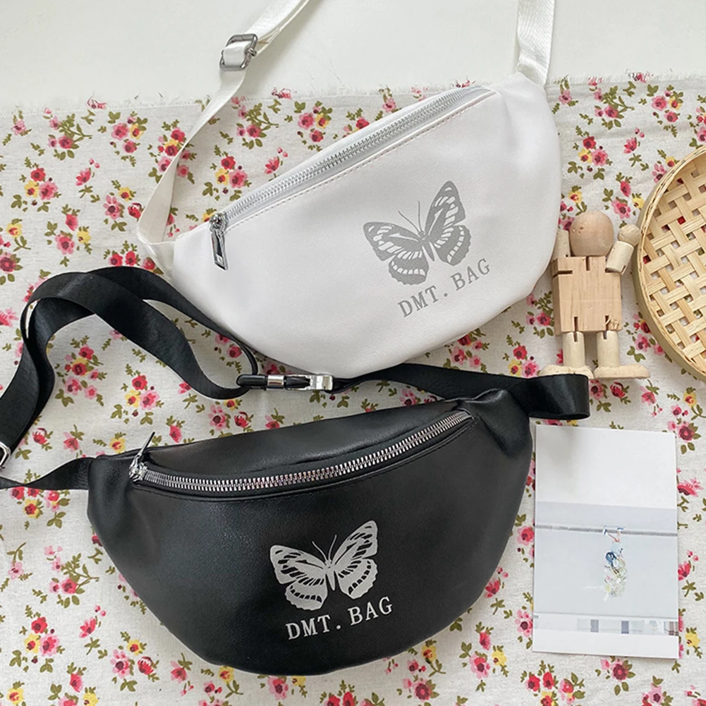 Vintage Butterfly Pattern Ladies Crossbody Bags PU Leather Women Chest Waist Bag Simple Female Shoulder Bag Purse Handbags
Vintage Butterfly Pattern Ladies Crossbody Bags PU Leather Women Chest Waist Bag Simple Female Shoulder Bag Purse Handbags