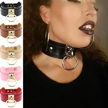Harajuku PU Leather Single Ring Collar Collar Street Shot Nightclub Wild O-Shaped Necklace Neck Necklace Fashion Accessories
Harajuku PU Leather Single Ring Collar Collar Street Shot Nightclub Wild O-Shaped Necklace Neck Necklace Fashion Accessories