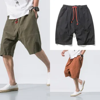Men Baggy Cross-Pants Male Elastic Waist Calf Length Harem Pants Army Trousers Men Casual Hip Hop Big Crotc Bloomers Pants SA-8
Men Baggy Cross-Pants Male Elastic Waist Calf Length Harem Pants Army Trousers Men Casual Hip Hop Big Crotc Bloomers Pants SA-8