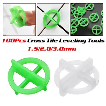 100pcs Green Cross Tile Leveling Recyclable Plastic Tile Leveling System Base Spacer 1.5/2.0/3.0mm Construction Tool Parts
100pcs Green Cross Tile Leveling Recyclable Plastic Tile Leveling System Base Spacer 1.5/2.0/3.0mm Construction Tool Parts