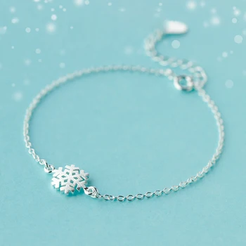 Colusiwei 100% 925 Sterling Silver Snowflake Link Chain Bracelets & Bangles for Women Authentic Silver Jewelry Christmas Gift
Colusiwei 100% 925 Sterling Silver Snowflake Link Chain Bracelets & Bangles for Women Authentic Silver Jewelry Christmas Gift