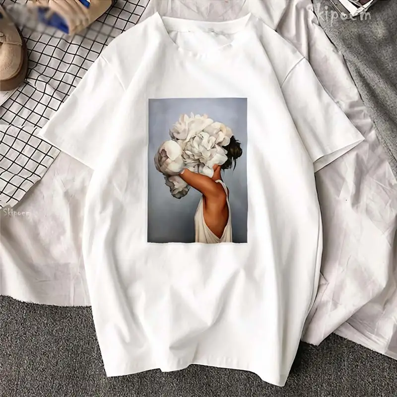 SALE Harajuku Aesthetics T-shirt Sexy Flowers Feather Print Short Sleeve Tops & Tees Fashion Casual Couple T Shirt
SALE Harajuku Aesthetics T-shirt Sexy Flowers Feather Print Short Sleeve Tops & Tees Fashion Casual Couple T Shirt