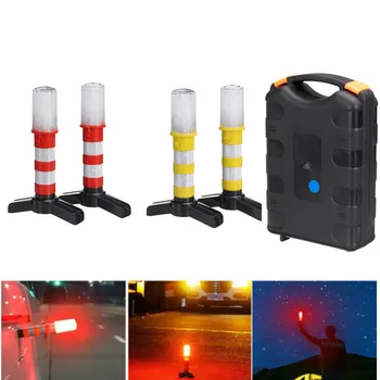 2Pcs LED Car Emergency Warning Flashlight Traffic Safety Signal Lamp Light Barricade Lamps Roadside Flash Flares Beacon Safety
2Pcs LED Car Emergency Warning Flashlight Traffic Safety Signal Lamp Light Barricade Lamps Roadside Flash Flares Beacon Safety