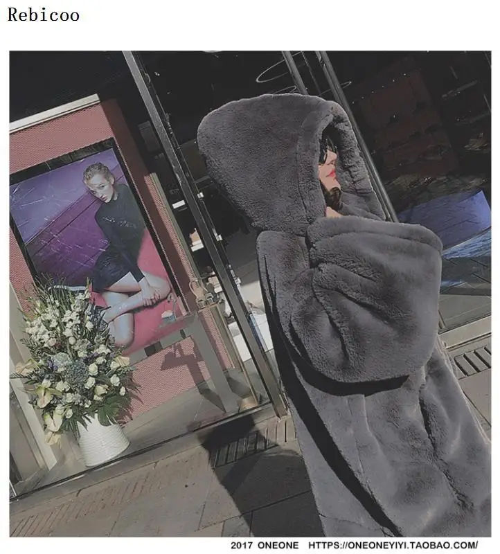 Winter Women High Quality Faux Rabbit Fur Coat Luxury Long Fur Coat Loose Hooded OverCoat Thick Warm Plus Size Female Plush Coat 
Winter Women High Quality Faux Rabbit Fur Coat Luxury Long Fur Coat Loose Hooded OverCoat Thick Warm Plus Size Female Plush Coat