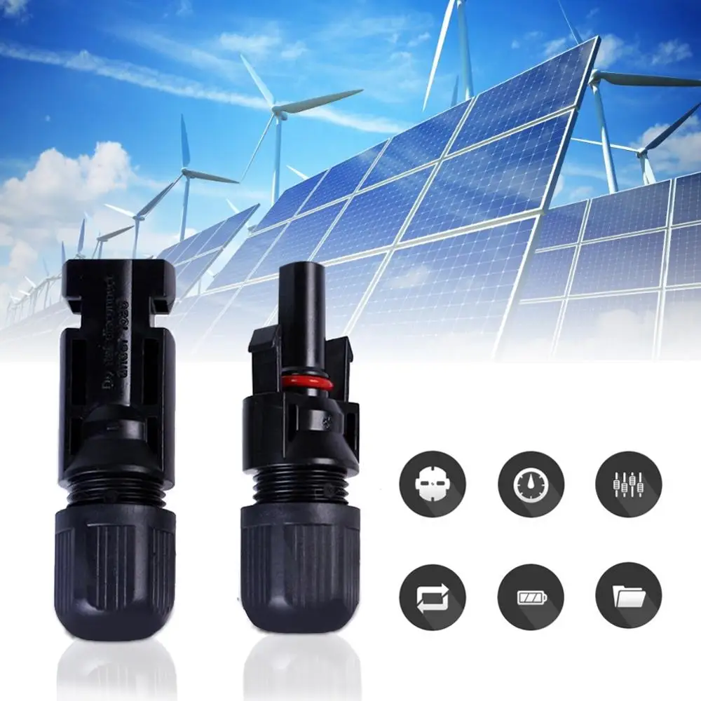 

5 Sets Connector Solar System 1000V Solar Panel Parallel Connection Fuse Connector for Solar Power System PV Connector