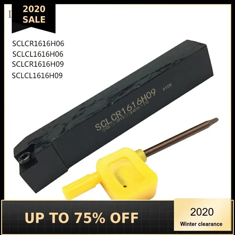 1 PC SCLCR1616H06 SCLCR1616H09 SCLCL HSS Metal Lathe Cutting Tools Lathe Turning Machine CNC Tools External Turning Tool Holder
1 PC SCLCR1616H06 SCLCR1616H09 SCLCL HSS Metal Lathe Cutting Tools Lathe Turning Machine CNC Tools External Turning Tool Holder