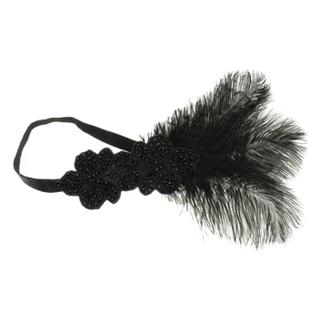 Wedding Tea Party Black Flapper Feather Fascinator Hairband Headband Gift
Wedding Tea Party Black Flapper Feather Fascinator Hairband Headband Gift