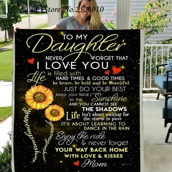 Throw Blanket TO My Daughter Letter Blanket 3D Print Sherpa Blanket on Bed Home Textiles Blanket HBTY XMAS Gift 45
Throw Blanket TO My Daughter Letter Blanket 3D Print Sherpa Blanket on Bed Home Textiles Blanket HBTY XMAS Gift 45
