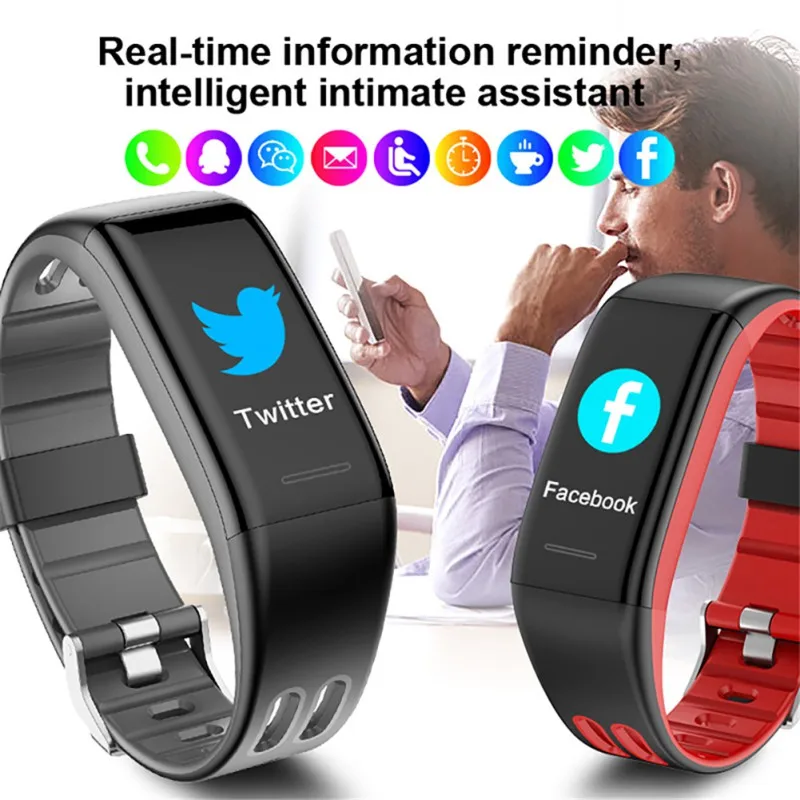 Fashion Waterproof IP68 Universal Smart Band Sports Fitness Track Health Monitor Smart Bracelet
Fashion Waterproof IP68 Universal Smart Band Sports Fitness Track Health Monitor Smart Bracelet