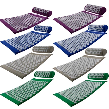 Acupressure Mat Head Neck Back Pain Relief Foot Massage Cushion Pillow Yoga Spike Mat Pad Needle Massager
Acupressure Mat Head Neck Back Pain Relief Foot Massage Cushion Pillow Yoga Spike Mat Pad Needle Massager