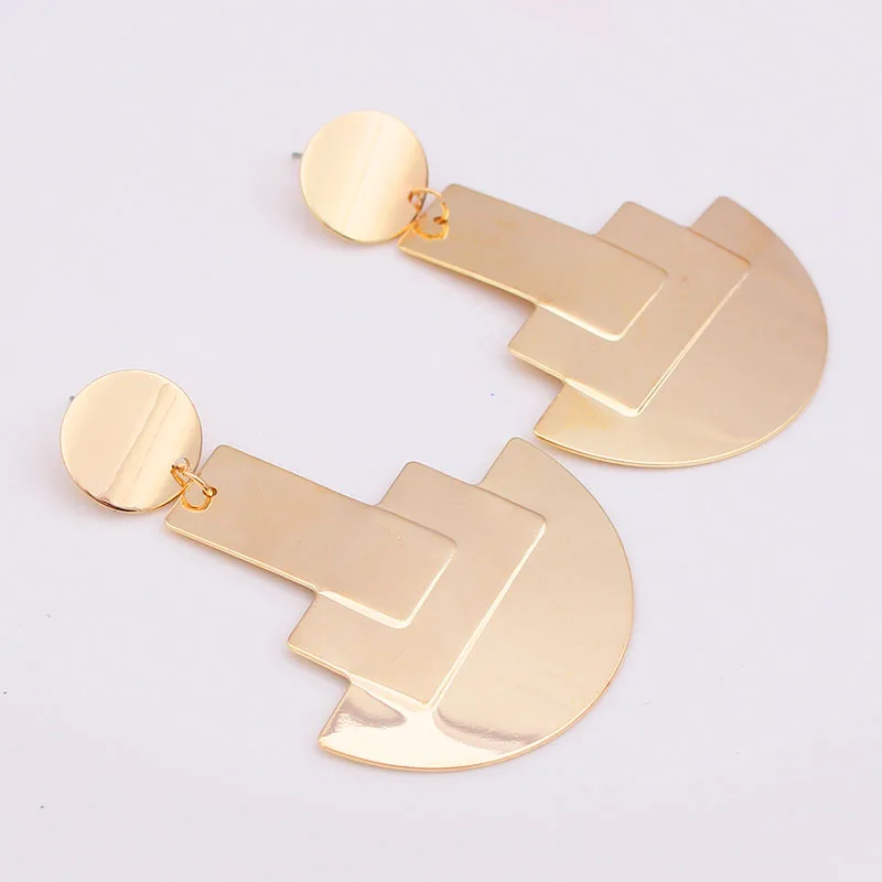 ES933 Fashion Metal Earrings Punk Big Earings Party Jewelry Semicircular Rectangular Round Combination Geometric Earring brincos
ES933 Fashion Metal Earrings Punk Big Earings Party Jewelry Semicircular Rectangular Round Combination Geometric Earring brincos