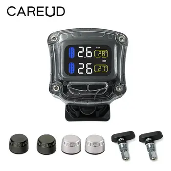 Wireless Motorcycle TPMS Tire Pressure Monitoring System TPMS Motorcycle Tire Pressure Sensor 2 External Internal Sensors
Wireless Motorcycle TPMS Tire Pressure Monitoring System TPMS Motorcycle Tire Pressure Sensor 2 External Internal Sensors