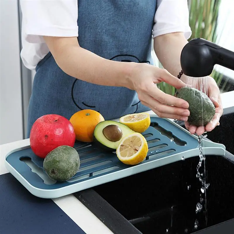 Plastic Kitchen Drain Rack Drain Tray Dishes Dryer Shelf Large Sink Drying Rack Multifunctionnal Kitchen Worktop Drainer
Plastic Kitchen Drain Rack Drain Tray Dishes Dryer Shelf Large Sink Drying Rack Multifunctionnal Kitchen Worktop Drainer