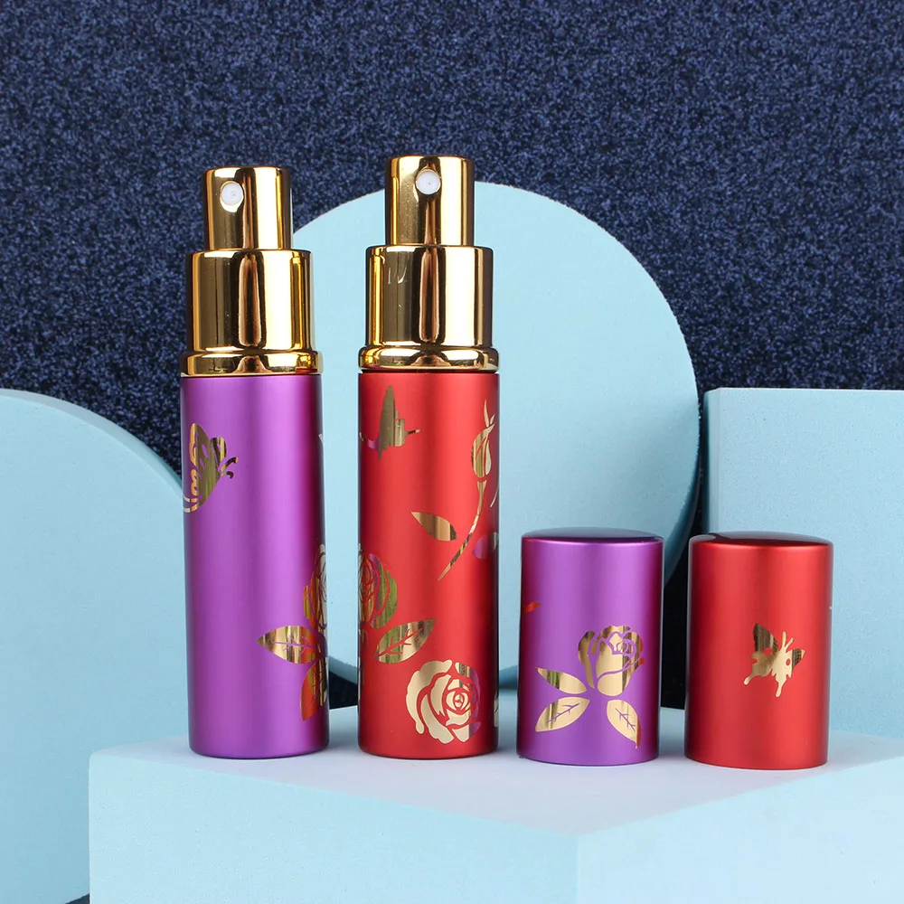 10ml Portable Mini Refillable Perfume Bottle With Scent Pump Metal Aluminum Empty Cosmetic Containers Spray Atomizer Bottle
10ml Portable Mini Refillable Perfume Bottle With Scent Pump Metal Aluminum Empty Cosmetic Containers Spray Atomizer Bottle