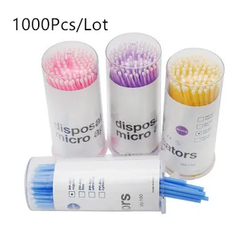1000Pcs Micro Brush Disposable Microbrush Applicators Eyelash Extensions Remove False Eyelashes Cotton Swab
1000Pcs Micro Brush Disposable Microbrush Applicators Eyelash Extensions Remove False Eyelashes Cotton Swab