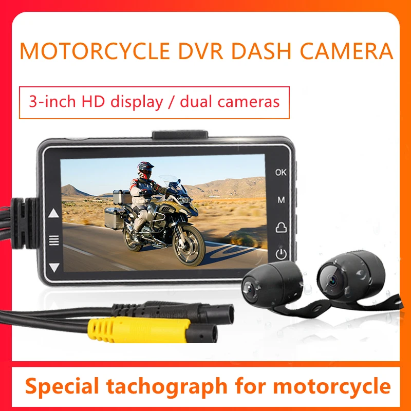 Motorcycle tachograph DVR whole body waterproof double anti shake 1080p HD 2 lens Mini hidden motorcycle camera waterproof
Motorcycle tachograph DVR whole body waterproof double anti shake 1080p HD 2 lens Mini hidden motorcycle camera waterproof